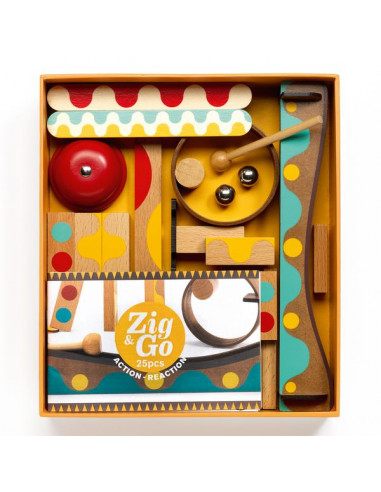 Zig & Go 25 pièces - Djeco Zig & Go 25 pièces - Djeco