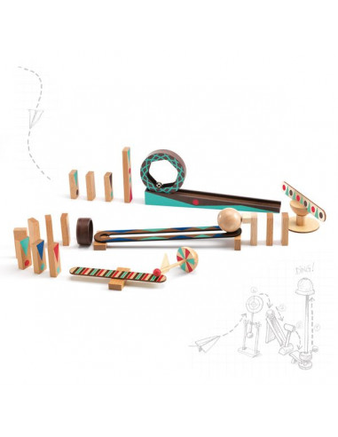 Zig & Go 28 pièces - Djeco Zig & Go 28 pièces - Djeco