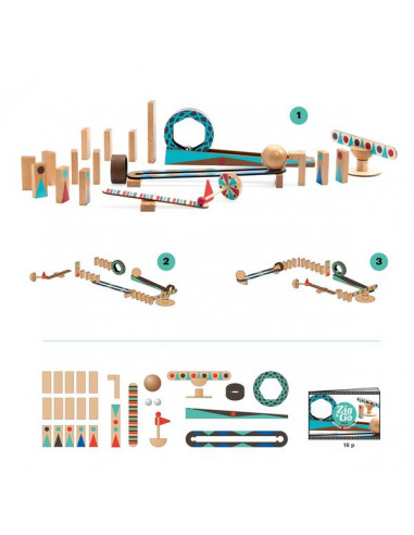 Zig & Go 28 pièces - Djeco Zig & Go 28 pièces - Djeco