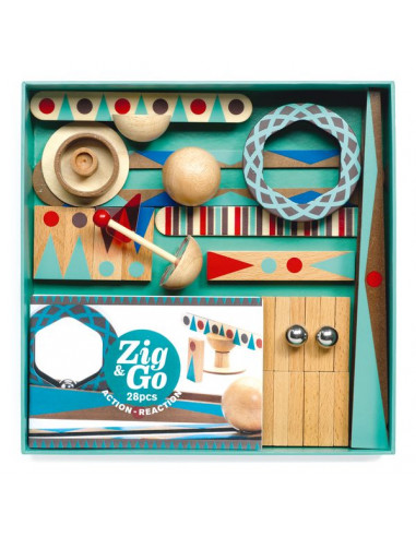 Zig & Go 28 pièces - Djeco Zig & Go 28 pièces - Djeco