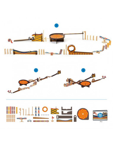 Zig & Go 45 pièces - Djeco Zig & Go 45 pièces - Djeco