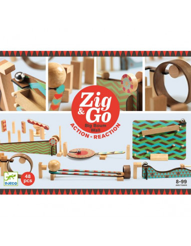 Zig & Go 48 pièces - Djeco Zig & Go 48 pièces - Djeco