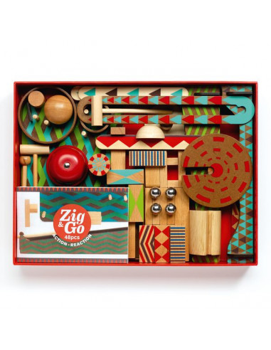 Zig & Go 48 pièces - Djeco Zig & Go 48 pièces - Djeco