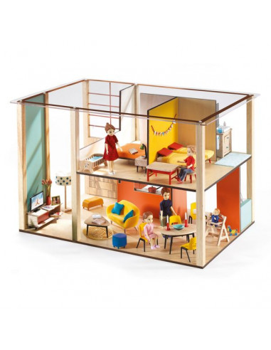 Cubic house - maison de poupée Djeco