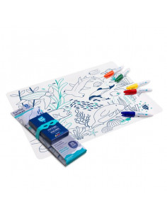 Set à colorier silicone Barrière de corail