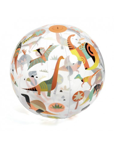 Ballon gonflable Dino ball - Djeco