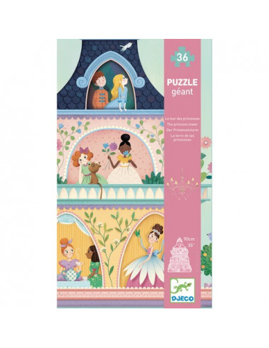 Puzzle géant La tour des princesses -...