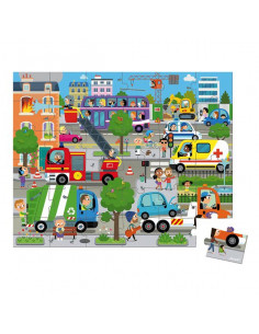 Puzzle city 36 pièces - Janod 2