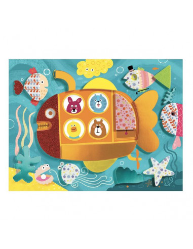 Mosaïque Mousse mousse - Djeco Mosaïque Mousse mousse - Djeco