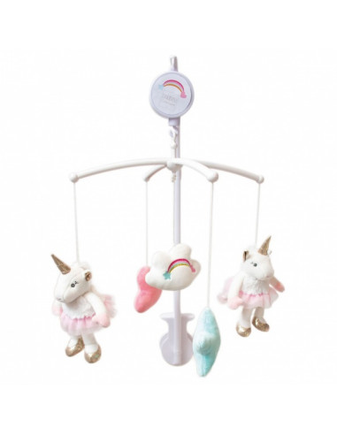 Mobile musical licorne - Doudou et...