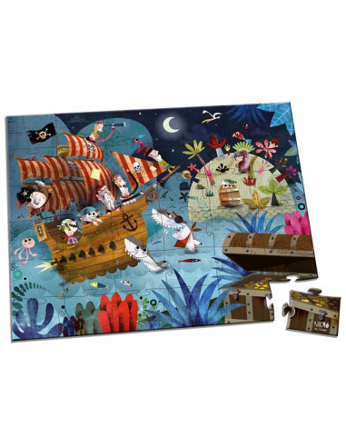 Puzzle la chasse au trésor - Janod Puzzle la chasse au trésor - Janod