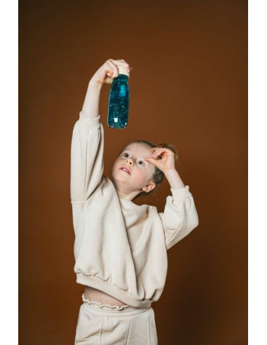 Bouteille sensorielle turquoise -... Bouteille sensorielle turquoise -...