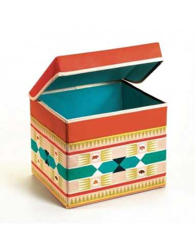 Coffre à jouets siège tipi - Djeco