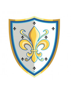 Bouclier Fleur de Lys en...