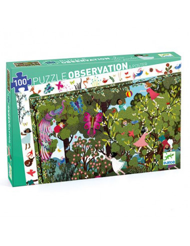 Puzzle d'observation jeux au jardin...