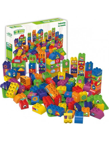 Grand coffret de briques colorées 100...
