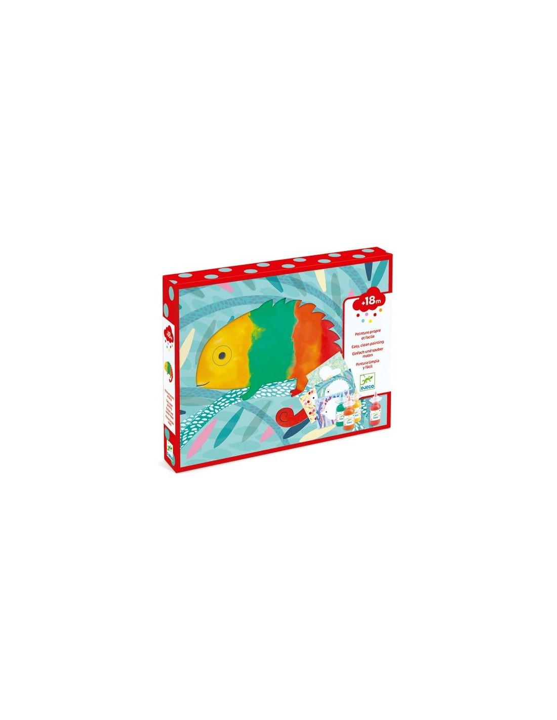 Kit créatif Djeco Peinture Petite barbouille - Peinture enfant