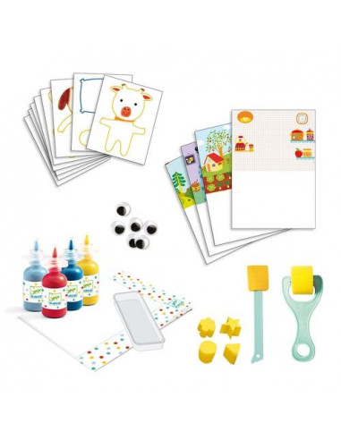 Peinture à l'éponge - Djeco Peinture à l'éponge - Djeco