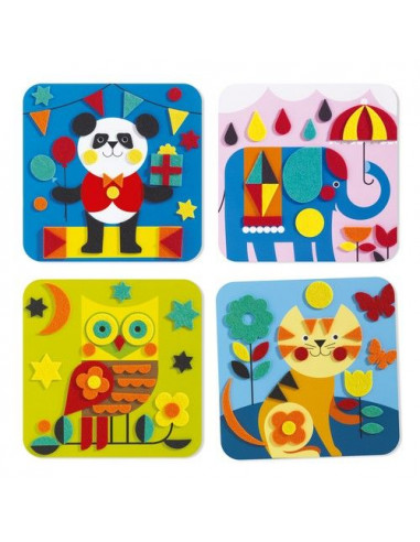 Douces créatures collage feutrine -... Douces créatures collage feutrine -...