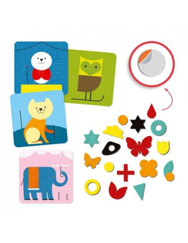 Douces créatures collage feutrine -... Douces créatures collage feutrine -...