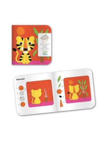 Collage de feutrine douce nature - Djeco Collage de feutrine douce nature - Djeco