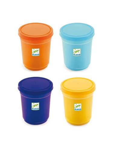 4 pots de pâte à modeler nature - Djeco 4 pots de pâte à modeler nature - Djeco