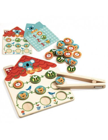 Pinstou jeu de dénombrement - Djeco Pinstou jeu de dénombrement - Djeco