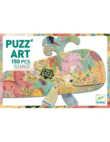 Whale Puzz'art 150 pièces - Djeco Whale Puzz'art 150 pièces - Djeco