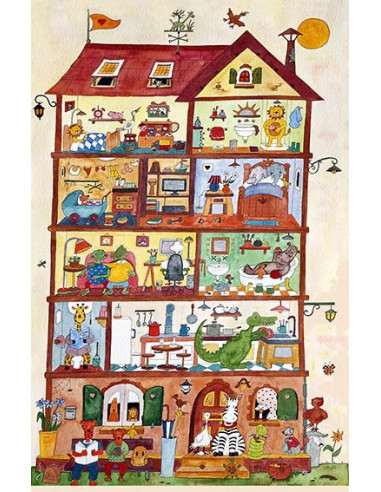 Puzzle en bois 173 pièces Dans tous...