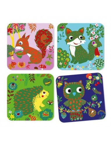 Cartes à gratter petites bêtes - Djeco Cartes à gratter petites bêtes - Djeco
