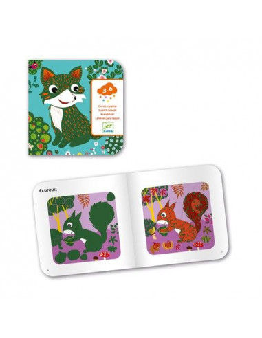Cartes à gratter petites bêtes - Djeco Cartes à gratter petites bêtes - Djeco