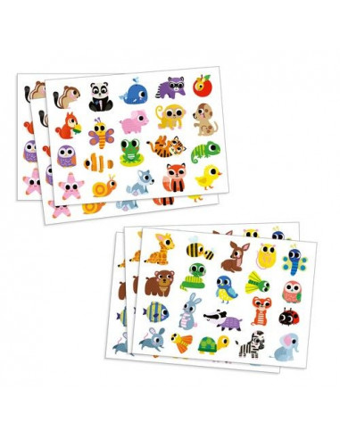 Gommettes bébés animaux - Djeco Gommettes bébés animaux - Djeco