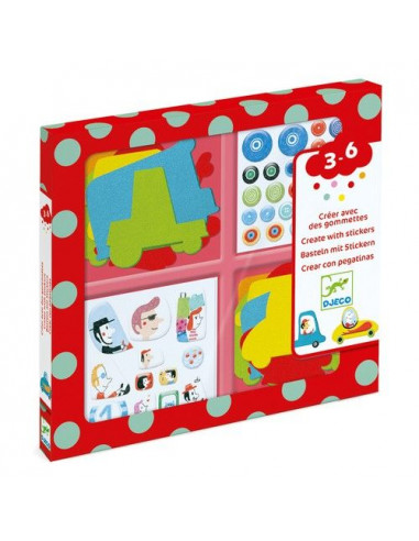 Gommettes J Aime Les Voitures Djeco