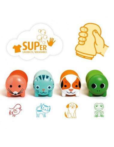 Tampons animaux du jardin - Djeco Tampons animaux du jardin - Djeco