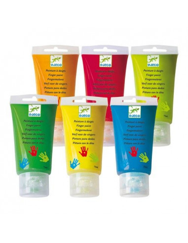 Tubes de peinture à doigts - Djeco Tubes de peinture à doigts - Djeco