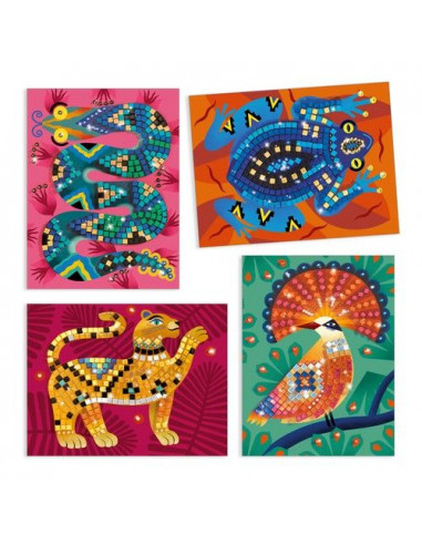 Mosaïques au coeur de la jungle - Djeco Mosaïques au coeur de la jungle - Djeco