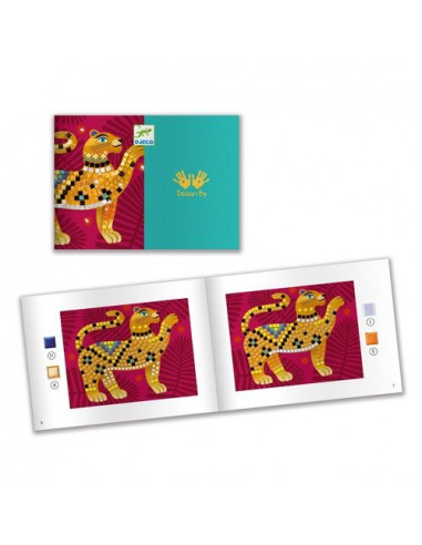 Mosaïques au coeur de la jungle - Djeco Mosaïques au coeur de la jungle - Djeco