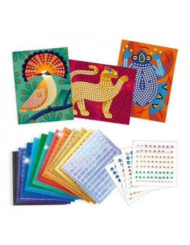 Mosaïques au coeur de la jungle - Djeco Mosaïques au coeur de la jungle - Djeco