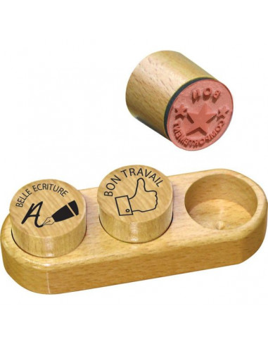 Coffret 3 tampons encouragements en... Coffret 3 tampons encouragements en...