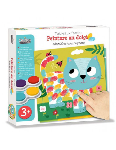 Peinture au doigt adorables compagnons - CréaLign