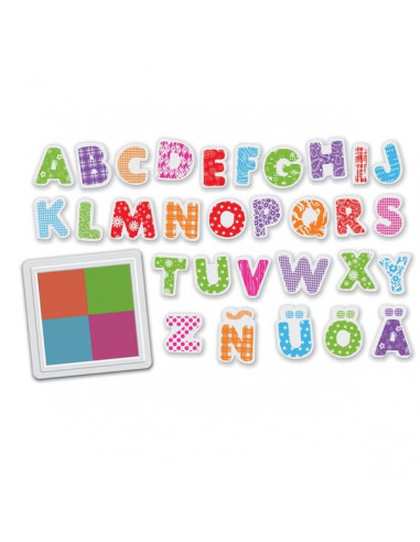 Alphabet box à tamponner - CréaLign' Alphabet box à tamponner - CréaLign'
