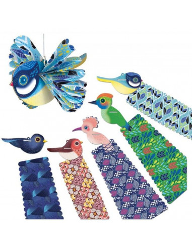 Pliages éventails oiseaux de nos... Pliages éventails oiseaux de nos...