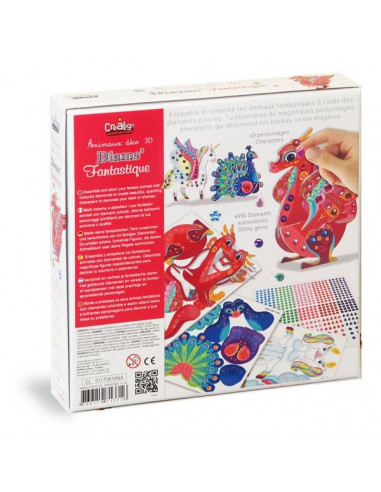 Animaux déco 3D Diams' fantastique -... Animaux déco 3D Diams' fantastique -...