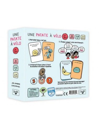 Jeu Une patate à vélo Jeu Une patate à vélo