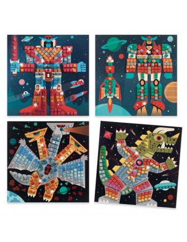 Mosaïques Space battle - Djeco Mosaïques Space battle - Djeco