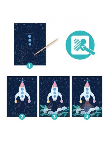 Cartes à gratter mission cosmique -... Cartes à gratter mission cosmique -...