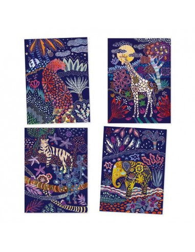 Cartes à gratter nature luxuriante -... Cartes à gratter nature luxuriante -...