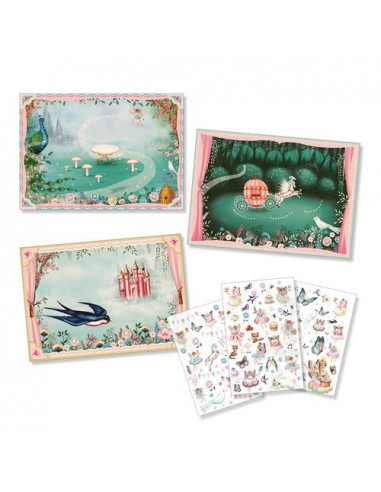 Décalcomanies au pays des fées - Djeco Décalcomanies au pays des fées - Djeco