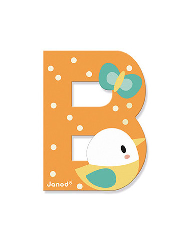 Lettre B en bois Pure - Janod Lettre B en bois Pure - Janod