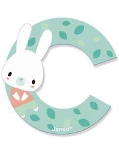Lettre C en bois Pure - Janod 2